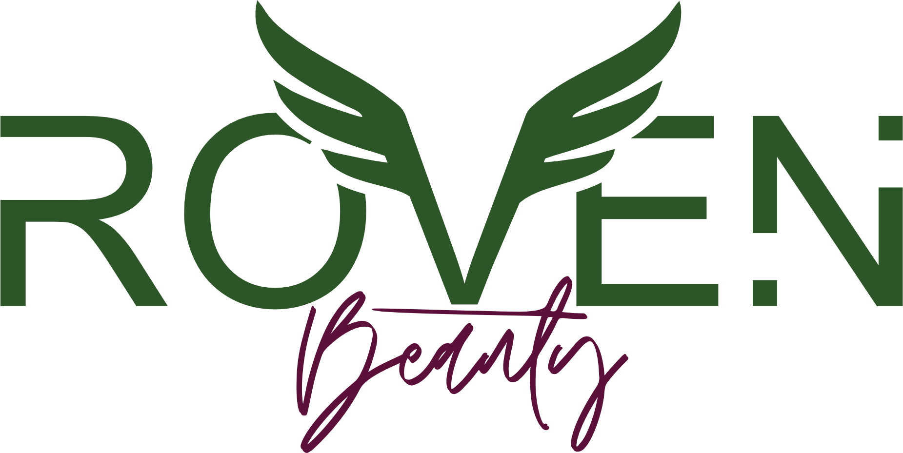 Roven Beauty — Premium Hair and Skin Care Brand Logo